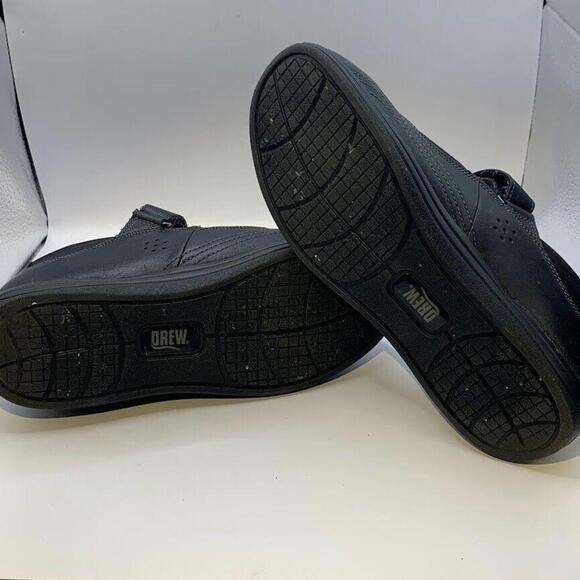 Drew Rose Black Orthopedic Diabetic Leather Mary Jane Comfort Shoes US Size 7M - Picture 9 of 10